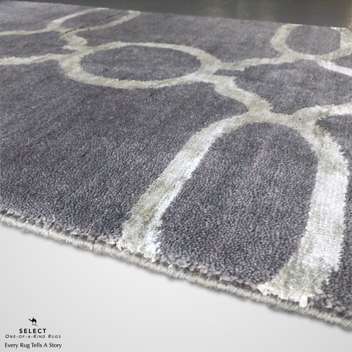 Moorish design (2'06"x10' Runner) gray