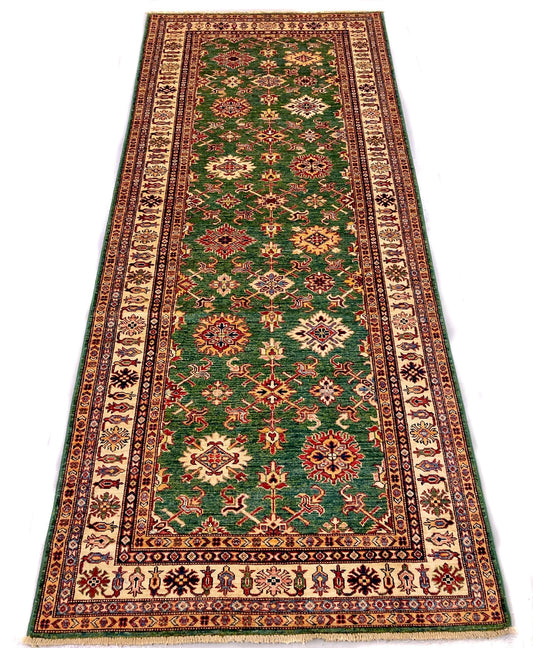 Super Kazak 3'11"x9'01" grn/ivory