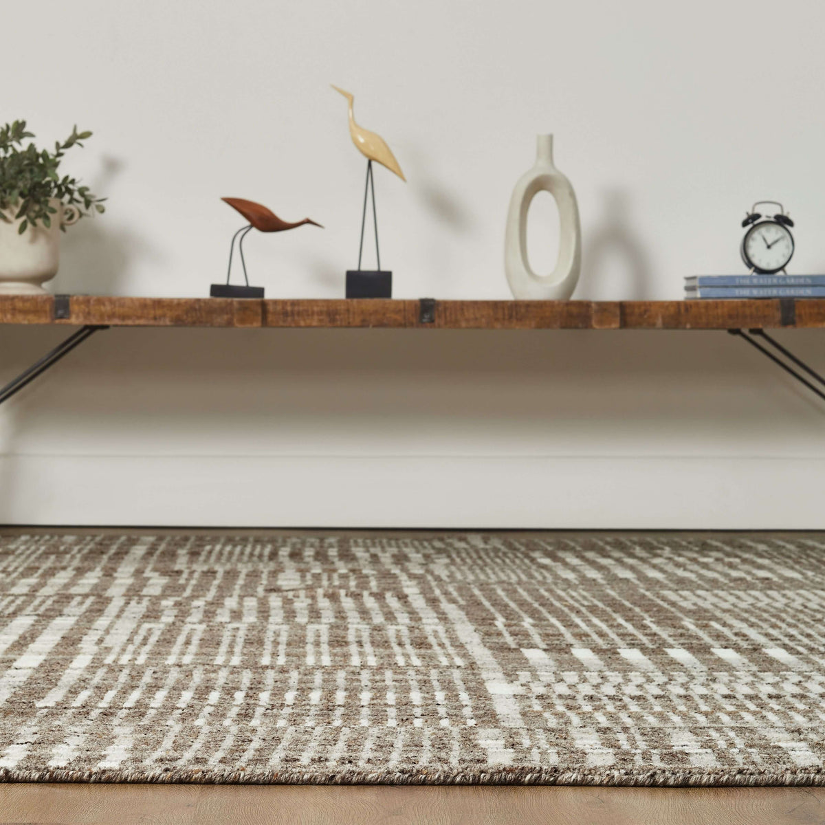 Raffia - Brown/Ivory - 117812