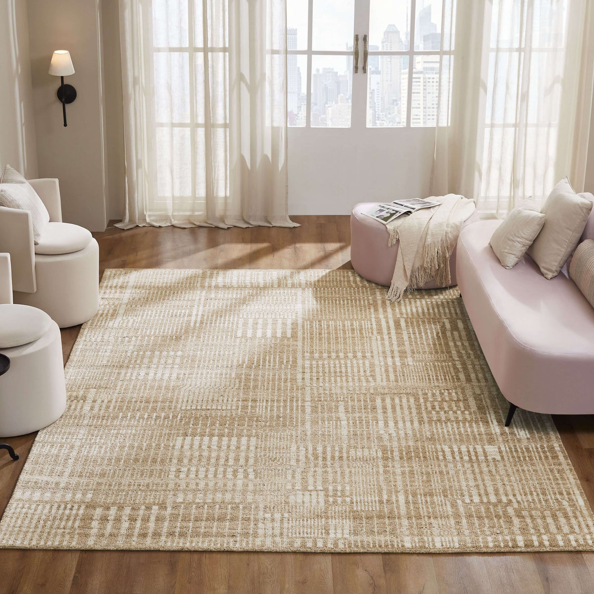 Raffia - Tan/Ivory - 117822