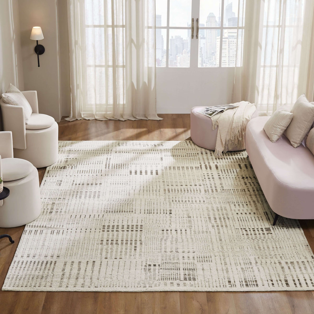 Raffia - Ivory/Brown - 117832