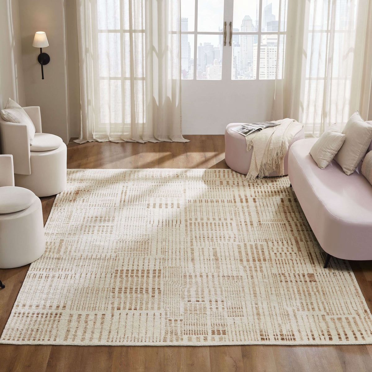 Raffia - Ivory/Tan - 117842