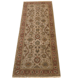 Reversible/2-Sided Soumak Flat Weave (4'x10' Runner) camel/brown
