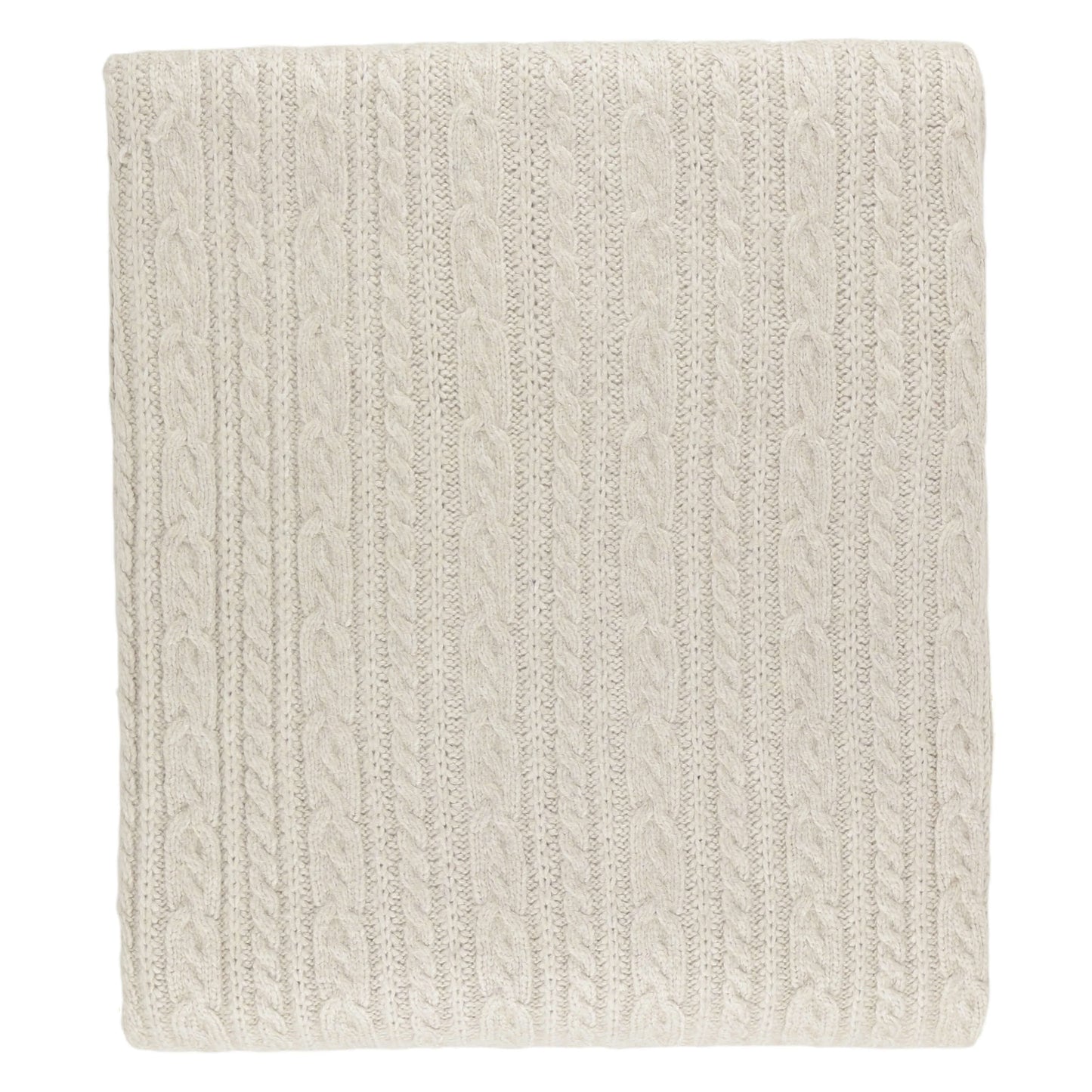 Spinnaker cable-knit throw (50"x60") Mainsail