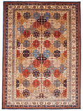 Super Kazak - Bakhtiari (8'11"x12'05") multicolor/indigo
