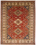Super Kazak (8'02"x10'06") red/ivory