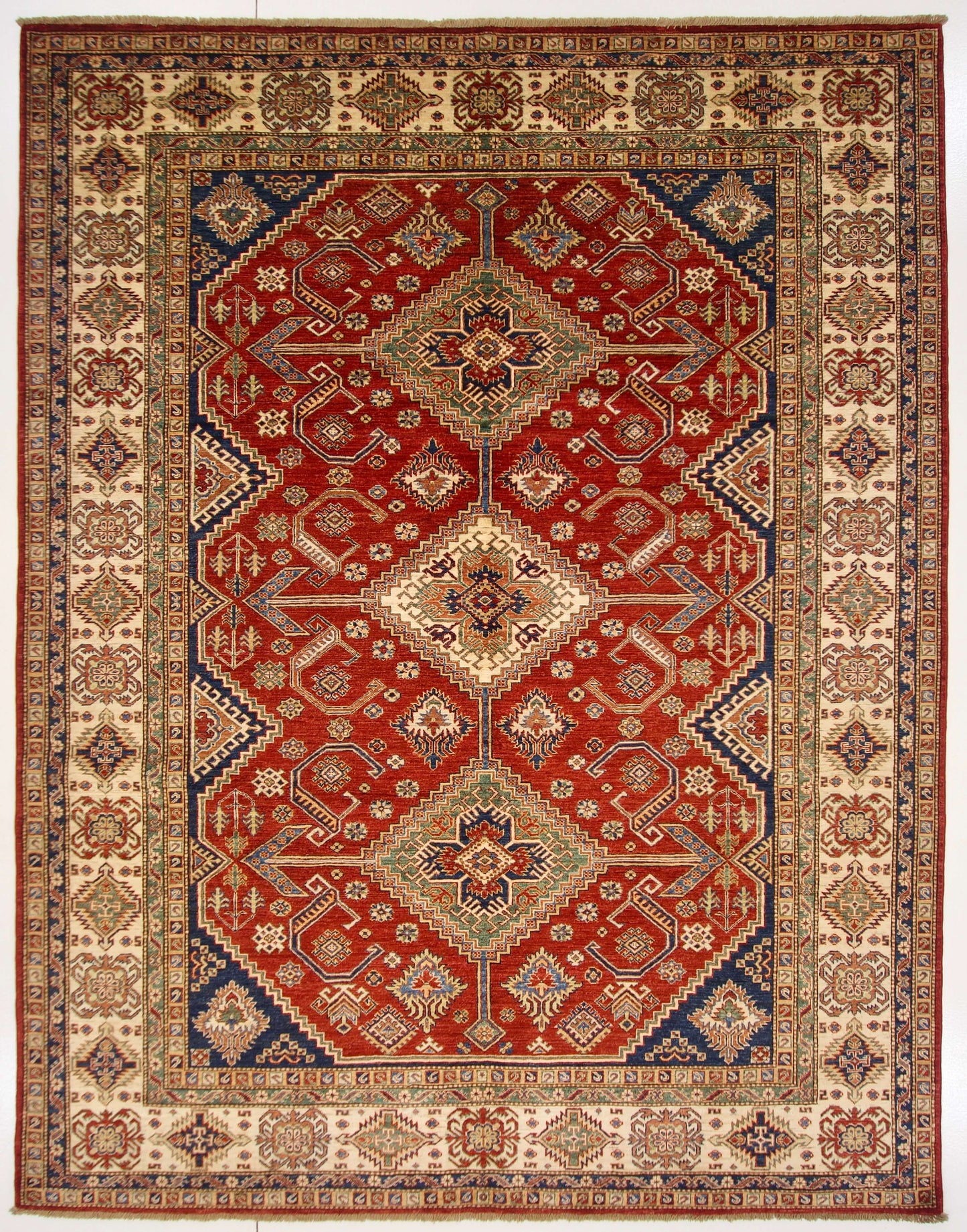 Super Kazak (8'02"x10'06") red/ivory