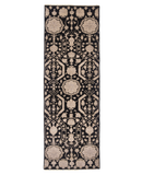 Borderless traditional (8' Runner) black/ivory
