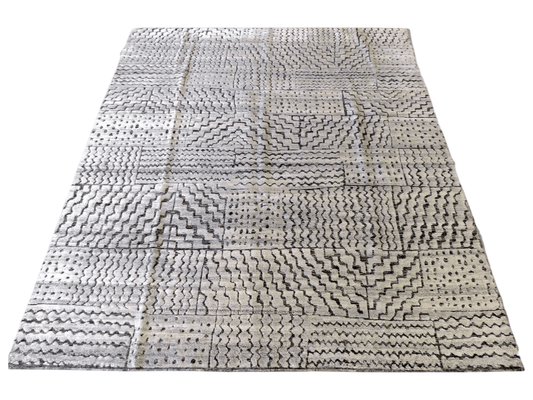 Moroccan-Style (8x10) ivory/gray