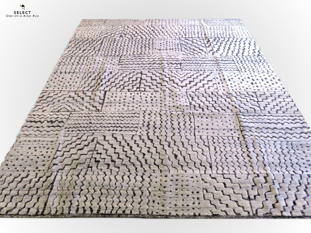 Moroccan-Style (8x10) ivory/gray