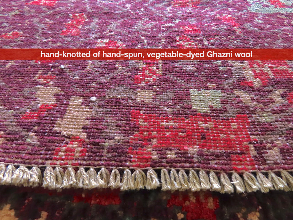 Contemporary Gabbeh (8'01"x10'00") dk.red/red