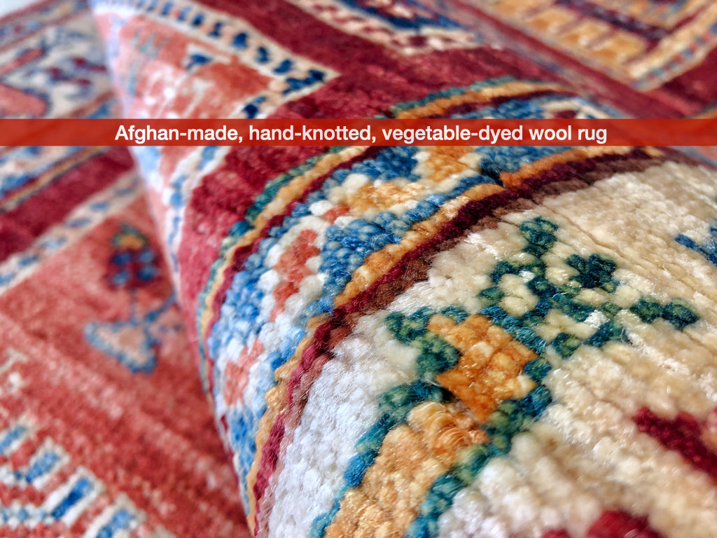 Pazyryk-Style Gabbeh  red/mt 9' Runner