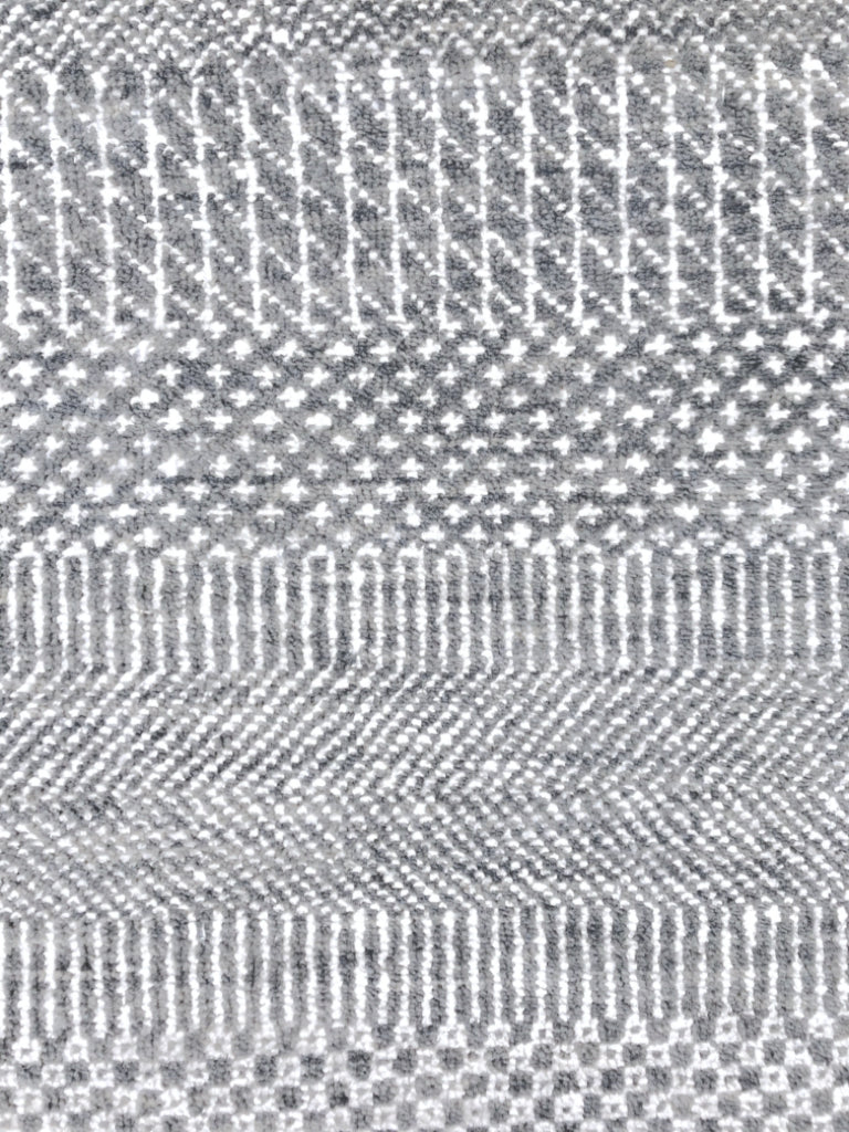 Durva - Grass Design gray 12x14