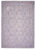 Antique-Washed Pazyryk (10x14) ivory/lt.gray