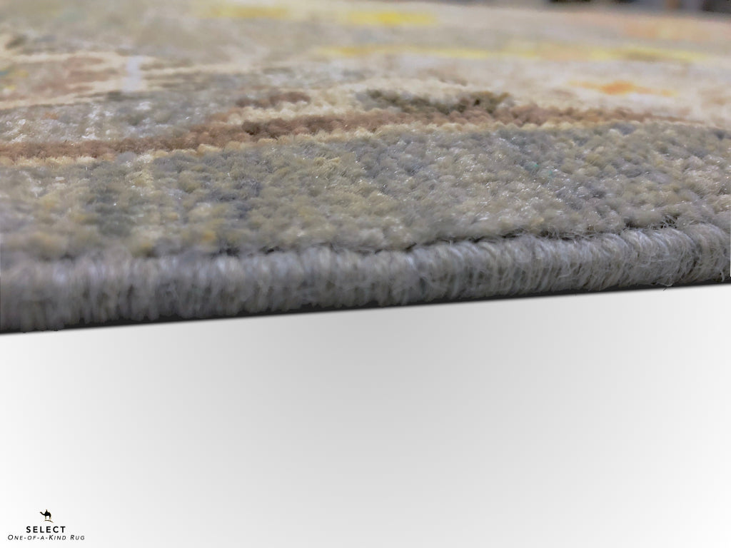 Afghan Oushak (10x14) gray