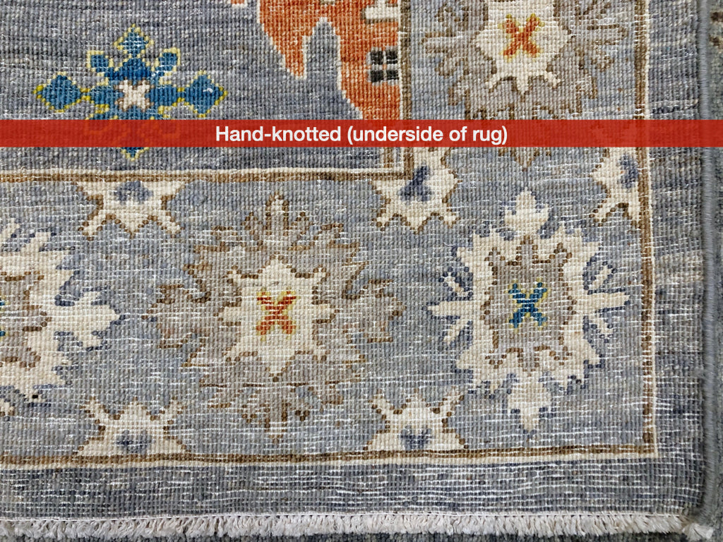 Afghan Oushak (10x14) gray