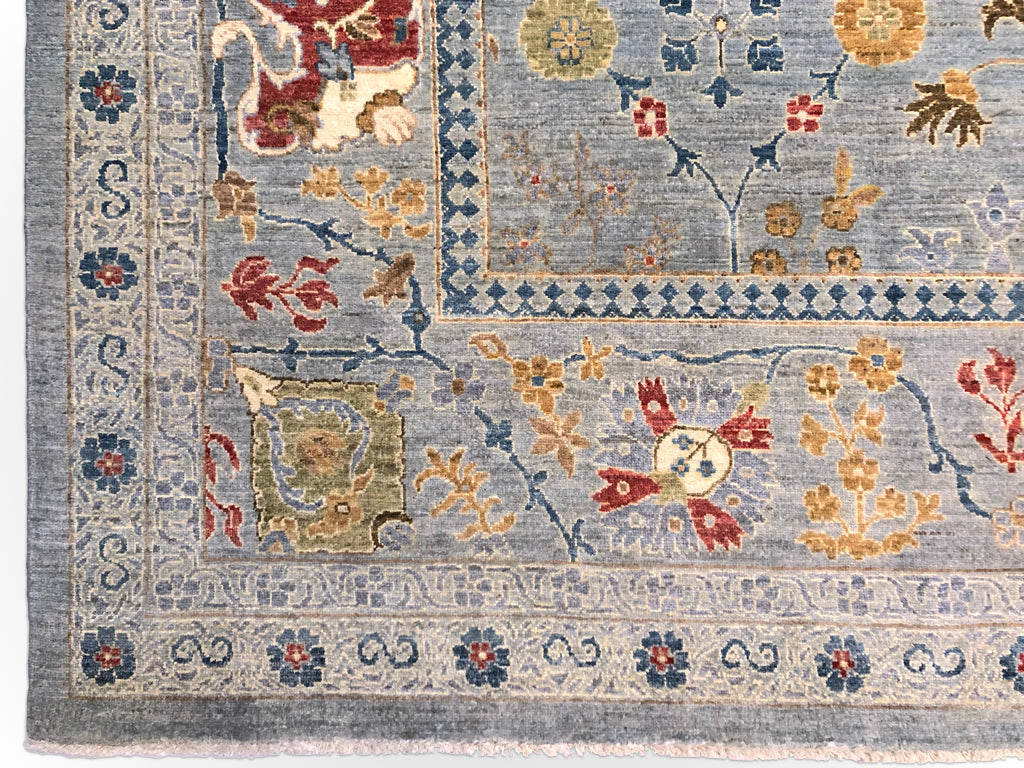 Afghan Oushak (10'00"x14'04") gray