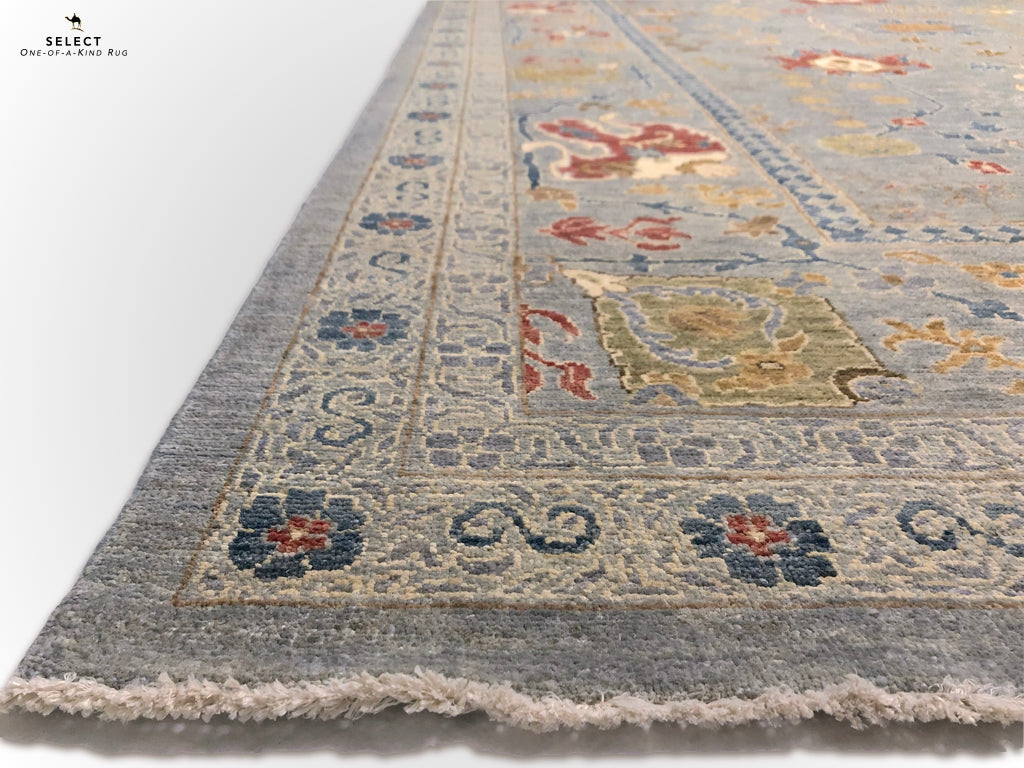 Afghan Oushak (10'00"x14'04") gray