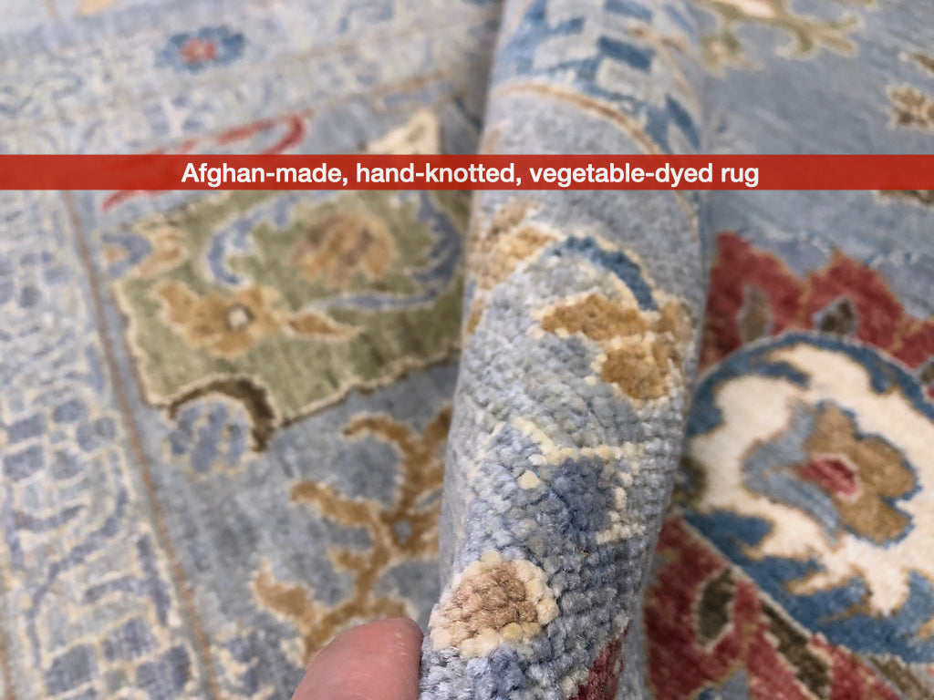 Afghan Oushak (10'00"x14'04") gray