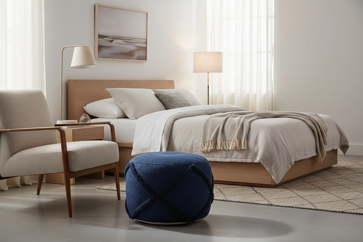 Round Pouf