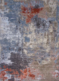 Galaxy (9x12) blue/gray/rust