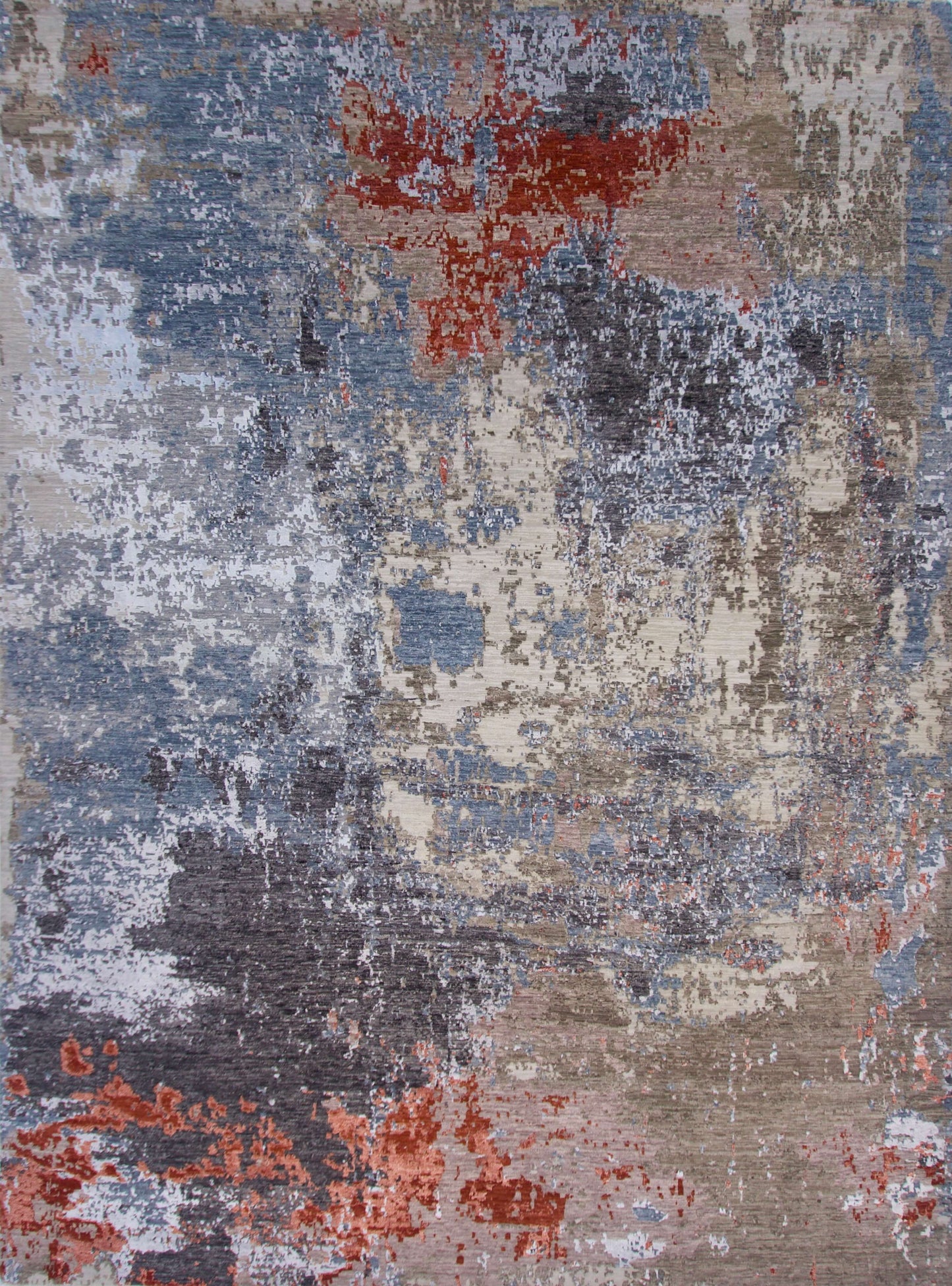 Galaxy (9x12) blue/gray/rust