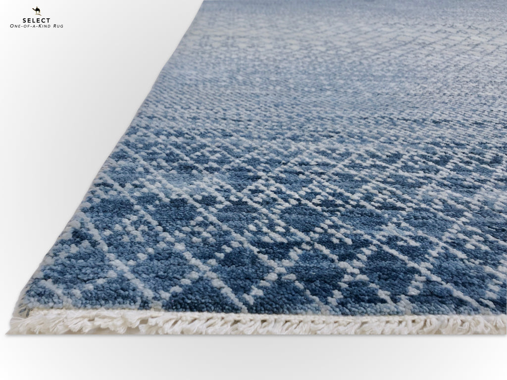 Durva/Grass Design (8'01"x10'04") lt.blue