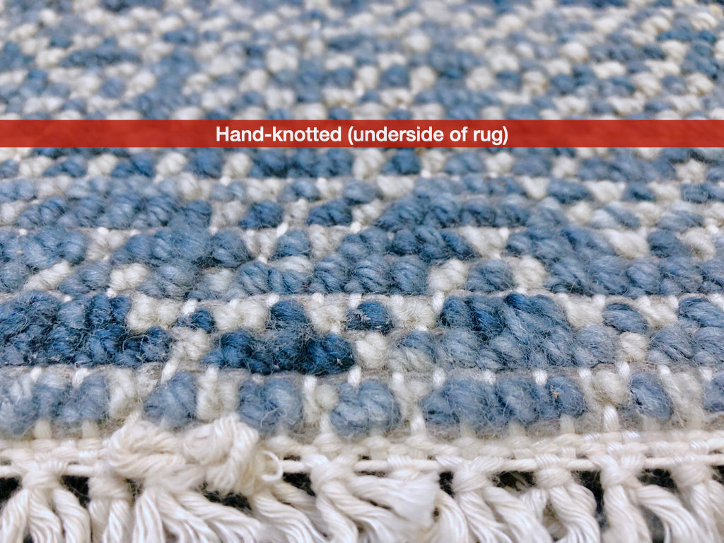 Durva/Grass Design (8'01"x10'04") lt.blue