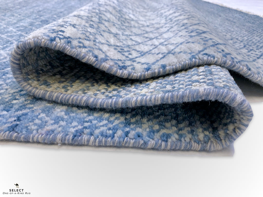 Durva/Grass Design (8'01"x10'04") lt.blue