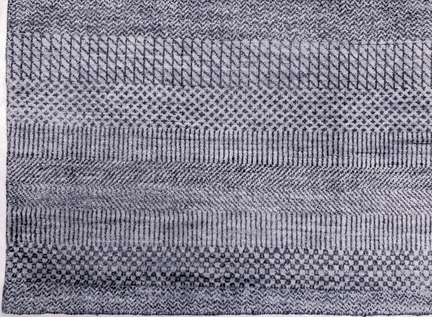 Durva Grass Design (7'11"x10'01") blue/gray