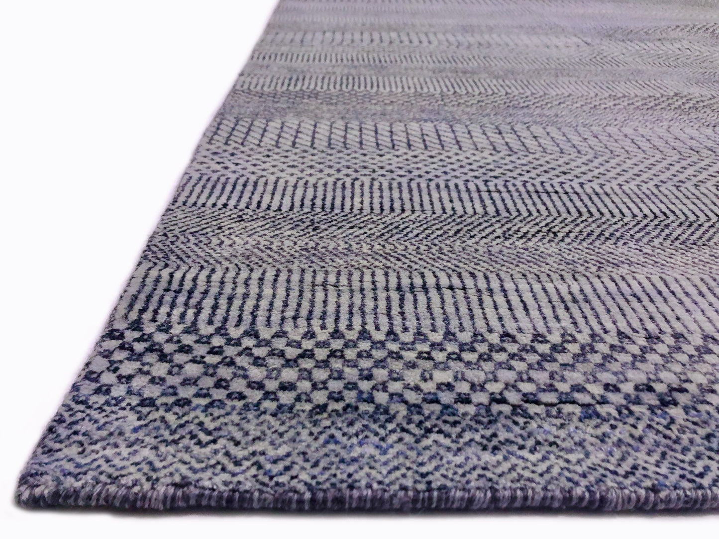 Durva Grass Design (7'11"x10'01") blue/gray