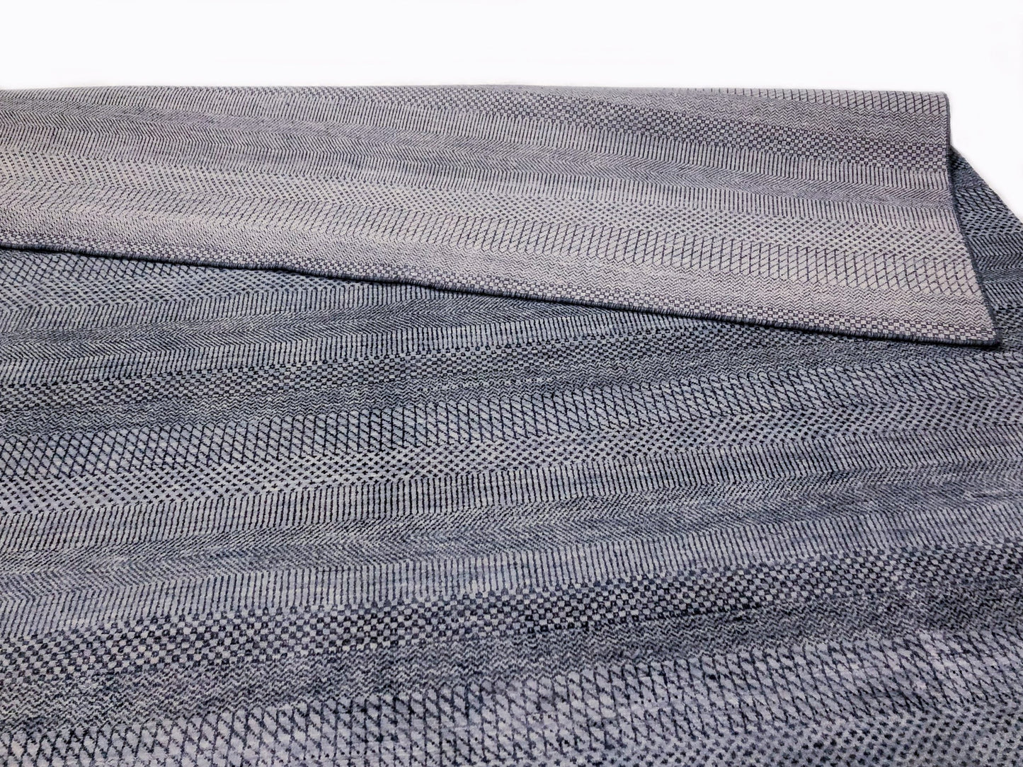 Durva Grass Design (7'11"x10'01") blue/gray