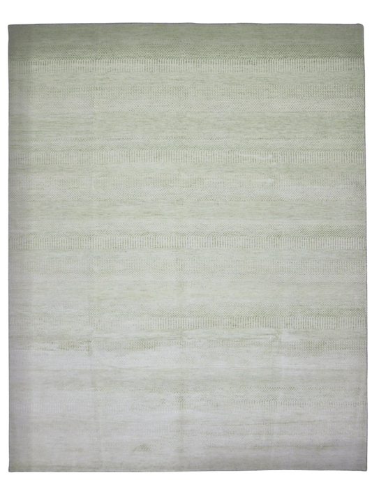 Durva Grass Design (7'11"x9'11") ivory/lt.green