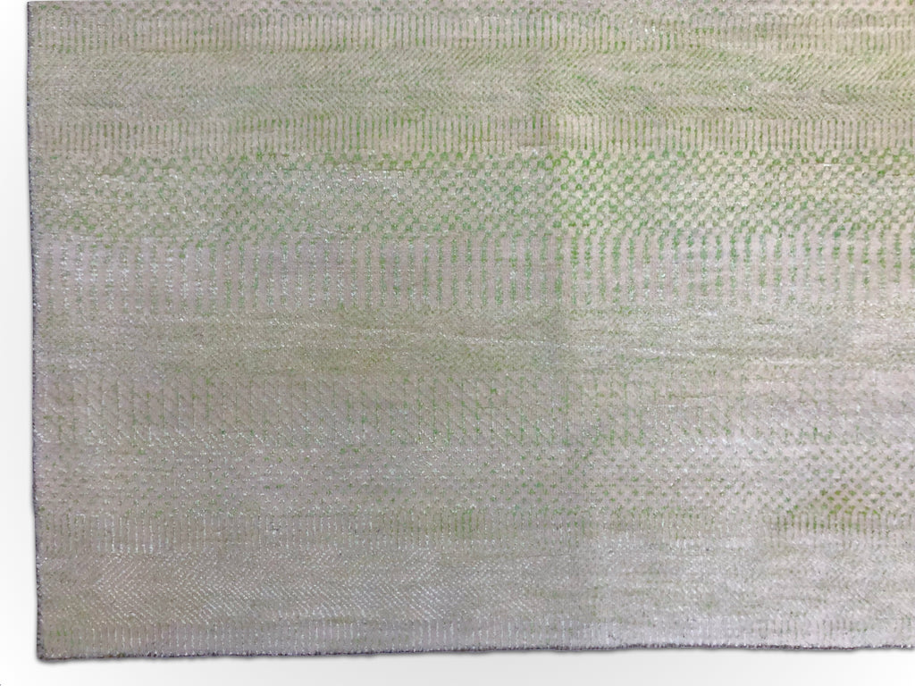 Durva Grass Design (7'11"x9'11") ivory/lt.green