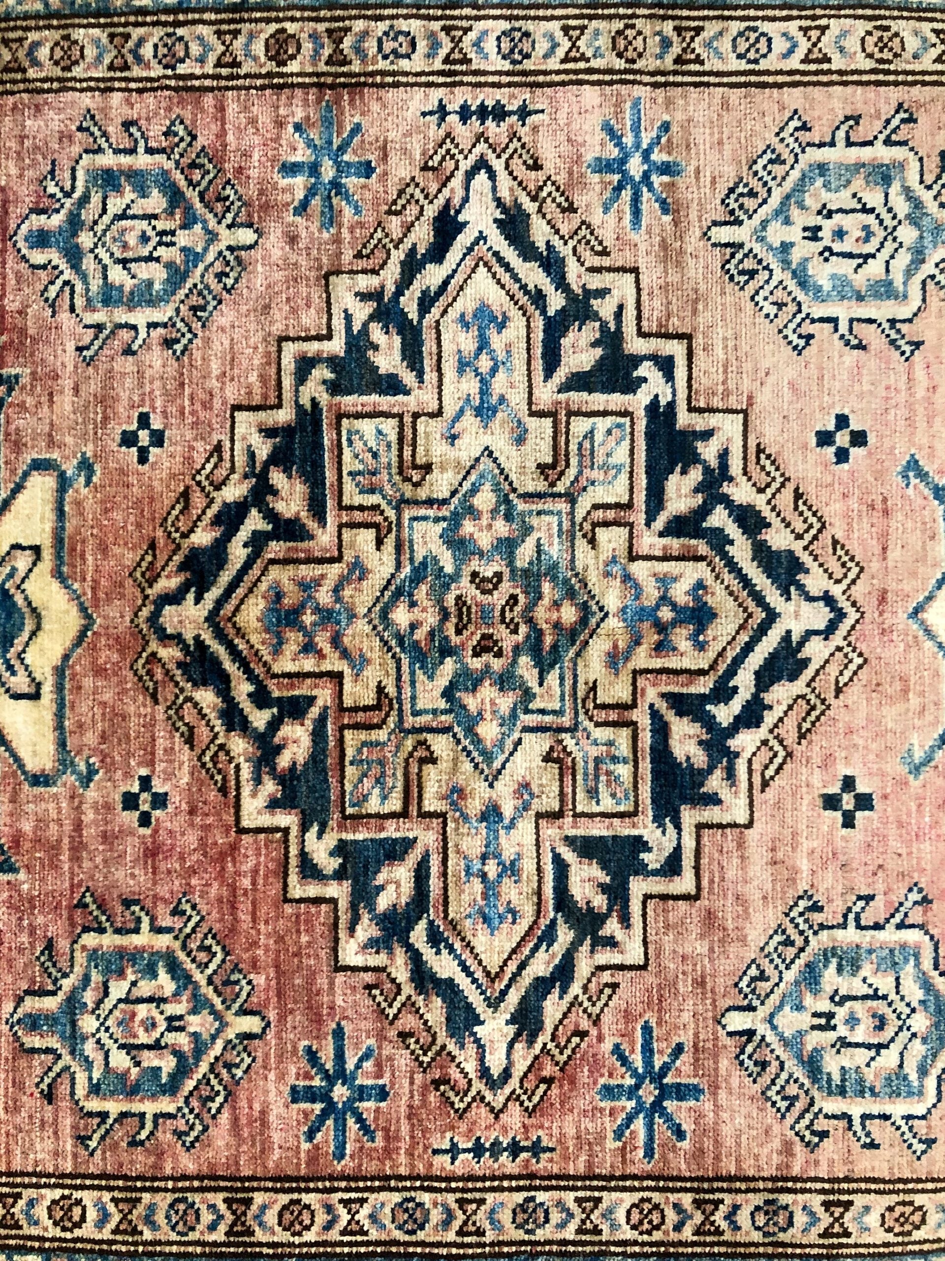 Super Kazak (4x6) pch/ivory – Kirishian Rugs