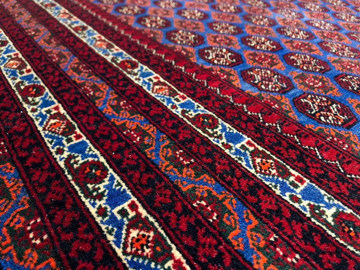Balouch-Bokhara (6'06"x10'05") blue/dk.red