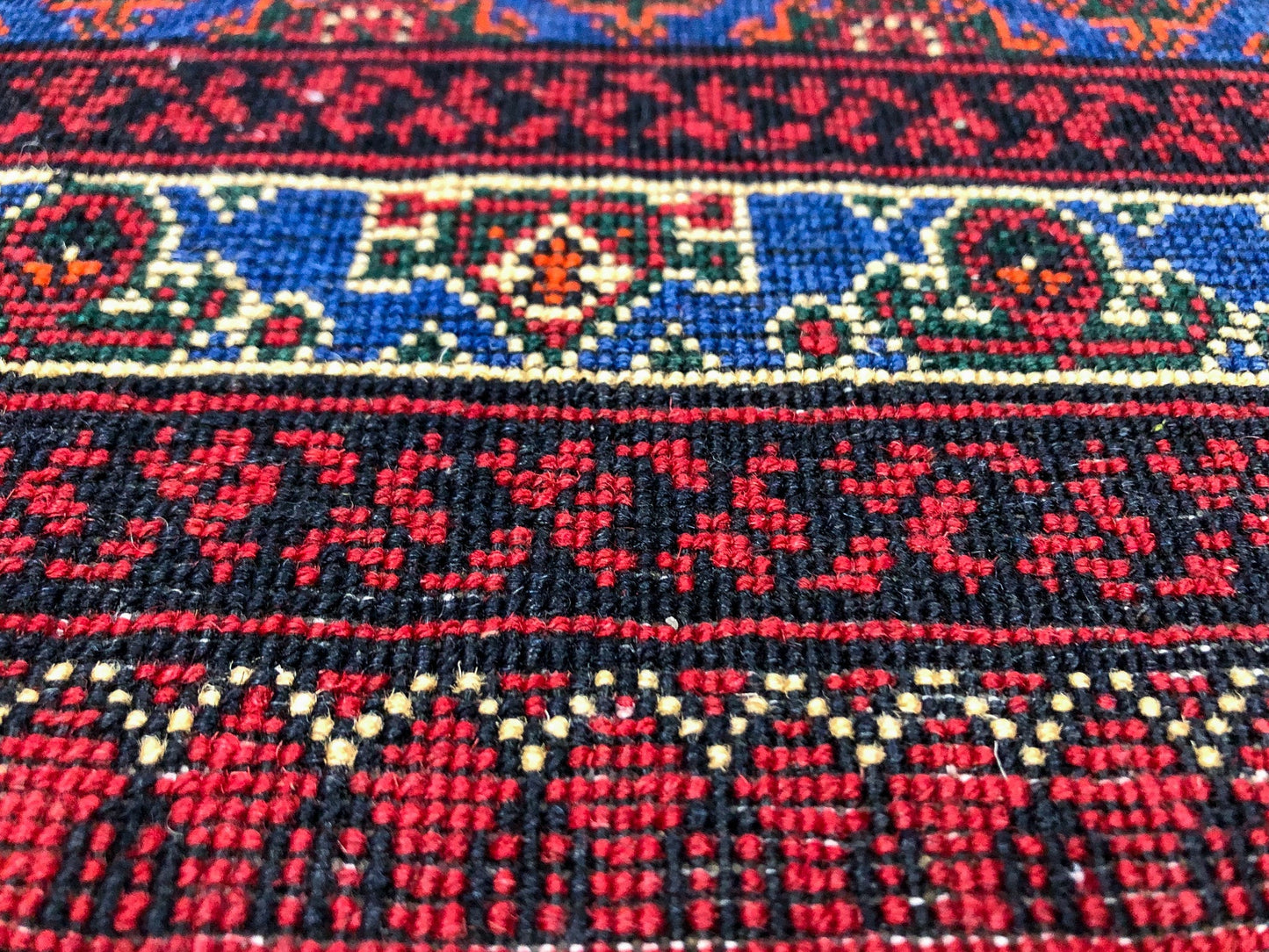 Balouch-Bokhara (6'06"x10'05") blue/dk.red