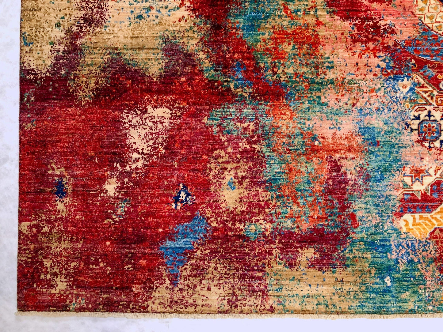 Celestial Mamluk (9'09"x13'06") red/multicolor