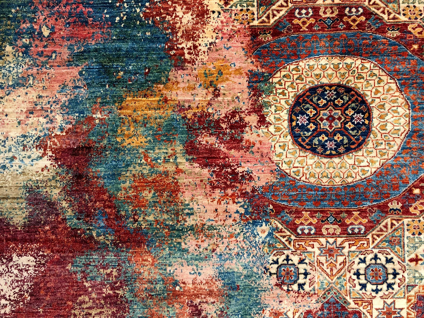 Celestial Mamluk (9'09"x13'06") red/multicolor