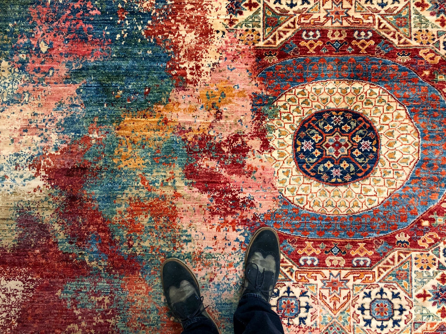 Celestial Mamluk (9'09"x13'06") red/multicolor