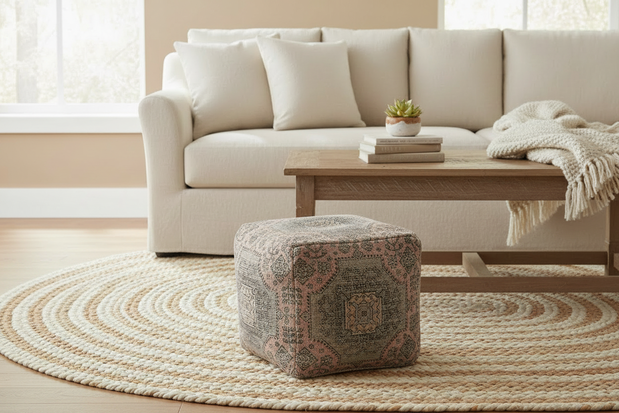 Moroccan-Style Pouf
