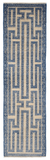 Tuareg (2'08"x9'08") blue/ivory