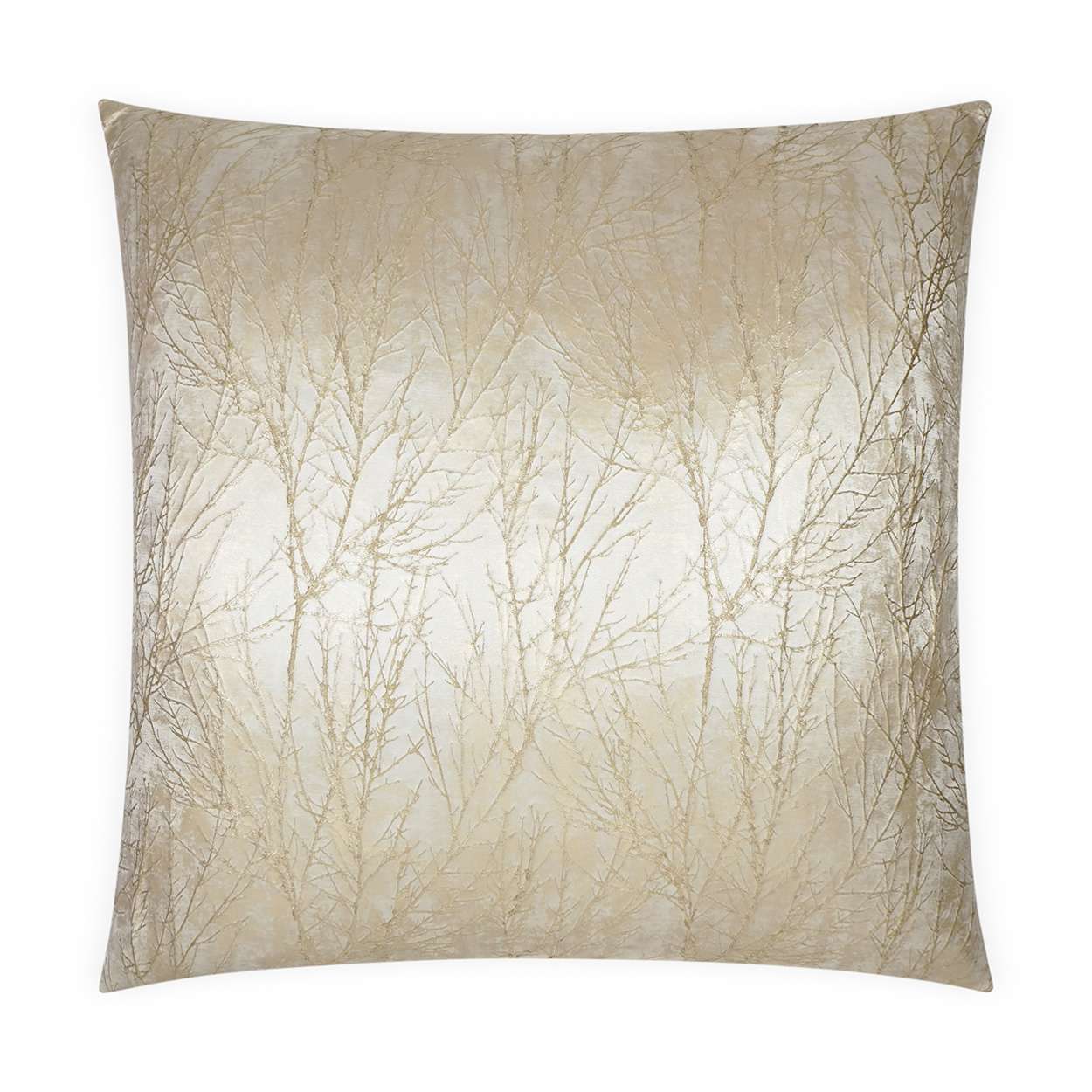 Twiggy-Golden 24"x24" square pillow
