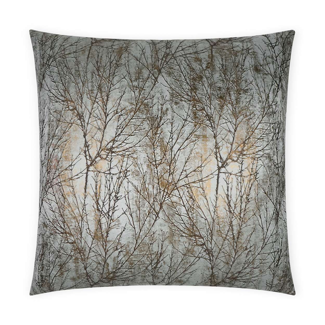 Twiggy-Patina 24"x24" square pillow