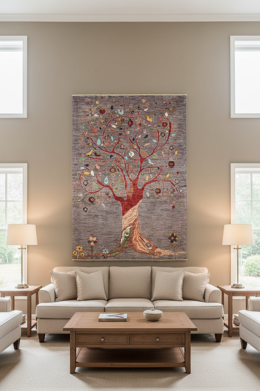 Gabbeh Tree of Life (5x8)