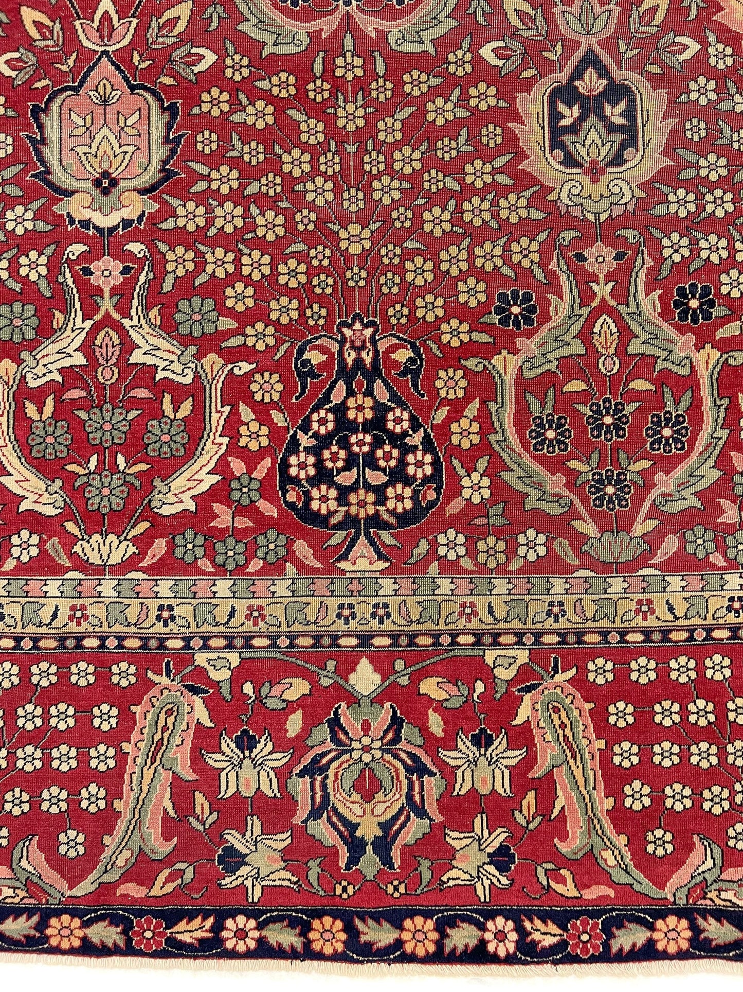 Antique Amritsar (10'00"x16'02") deep red