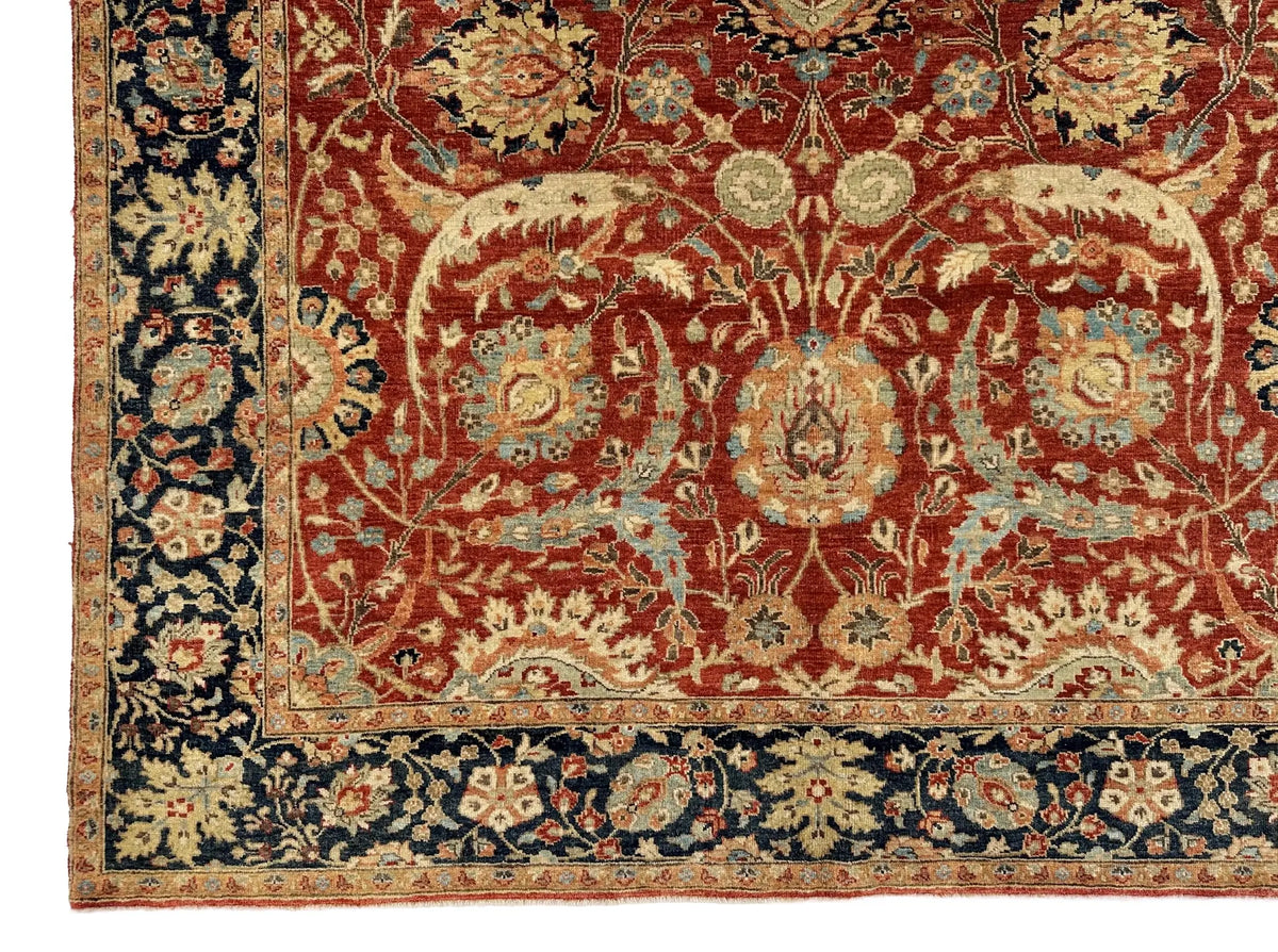 Indo-Persian - Kerman Sickle Leaf Design (6'x9') red/blue