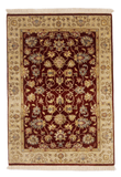 Wool w. silk Kumkapi red/gld 2x3