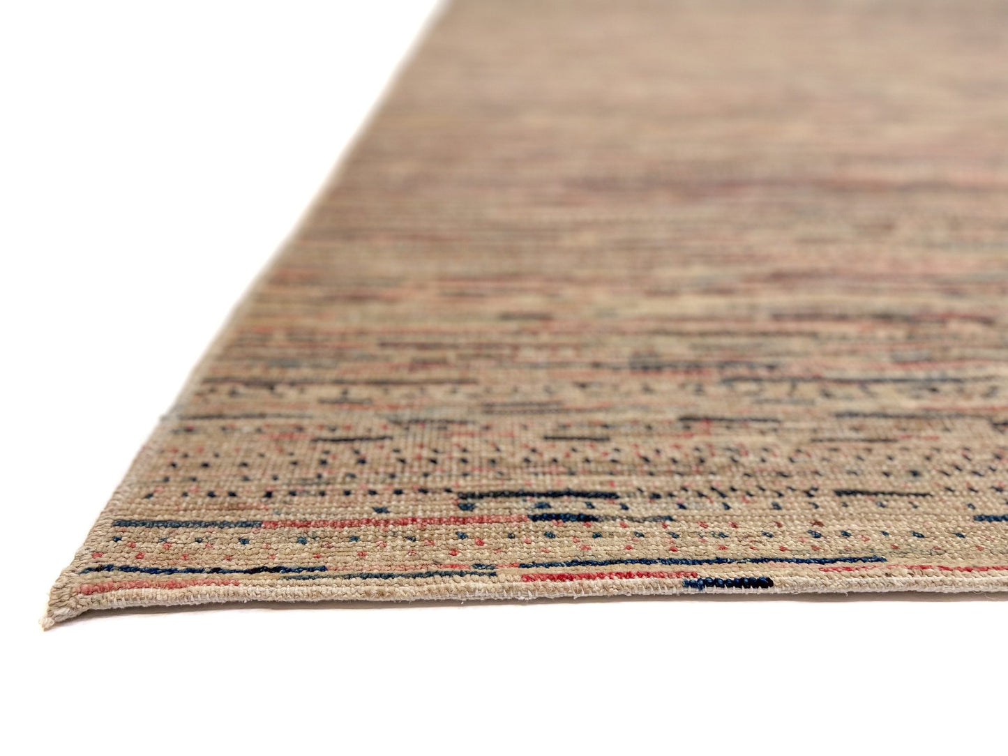 Modern Striped Gabbeh (8'00"x9'08") multicolor/sand