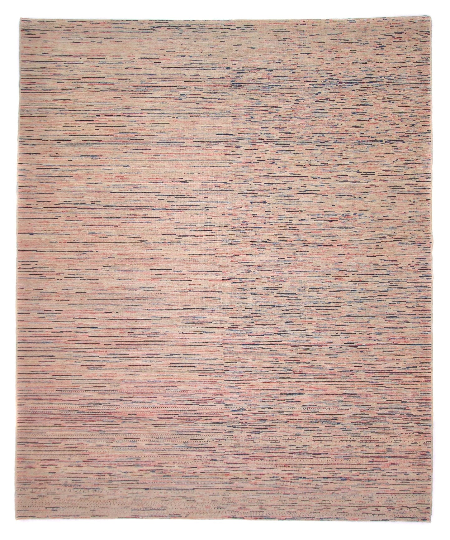 Modern Striped Gabbeh (8'00"x9'08") multicolor/sand
